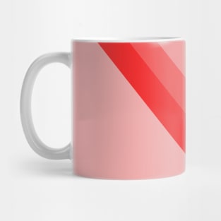 Red and Pink Chevrons Mug